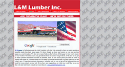 Desktop Screenshot of lmlumber.com